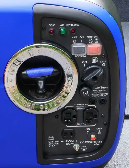 Yamaha Inverter Generator EF2000isV2 Control Panel